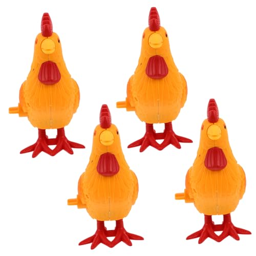 FOYTOKI 4 Stück Uhrwerk-küken-spielzeuge: Niedliches Springhuhn-aufziehtier, Partygeschenk Für Kleinkinder, Kleines Bauernhoftier-Spielzeug Für Kinder Im Kindergarten FOYTOKI 4 Stück Uhrwerk-küken-spielzeuge: Niedliches Springhuhn-aufziehtier, Partygeschenk Für Kleinkinder, Kleines Bauernhoftier-Spielzeug Für Kinder Im Kindergarten von FOYTOKI