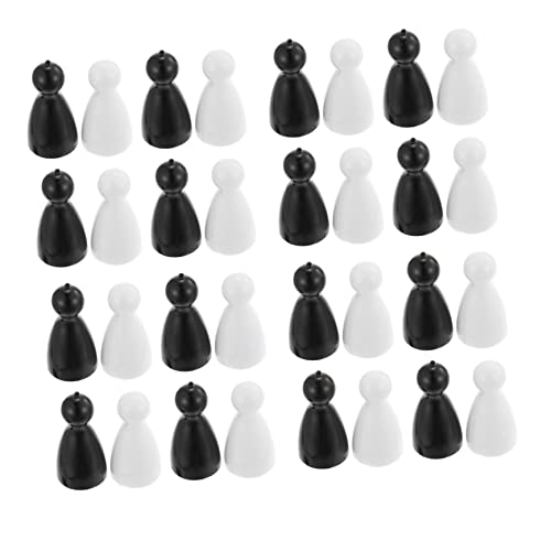 FOYTOKI 40 Stück Teiliges aus Kunststoff Schachfiguren für Flugschach und Langlebige Spielsteine für Brettspiele für Zuhause Schule und Reisen von FOYTOKI