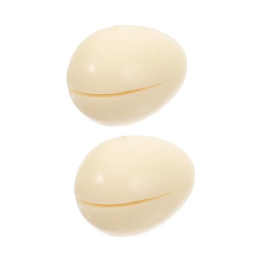 FOYTOKI 4Stücke Fake Eier Realistische Kochmodelle aus Lebensmittel Requisite für Fotografie und Lehrmittel Hochwertige Nachbildung Eines Gekochten Vielseitig FOYTOKI 4Stücke Fake Eier Realistische Kochmodelle aus Lebensmittel Requisite für Fotografie und Lehrmittel Hochwertige Nachbildung Eines Gekochten Vielseitig von FOYTOKI