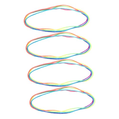 FOYTOKI 4Stücke Interaktive Schnurspielzeuge für Regenbogenfarben Katzenwiege Finger Kreative Fingersaitenspiele für Familienaktivitäten für Camping FOYTOKI 4Stücke Interaktive Schnurspielzeuge für Regenbogenfarben Katzenwiege Finger Kreative Fingersaitenspiele für Familienaktivitäten für Camping von FOYTOKI