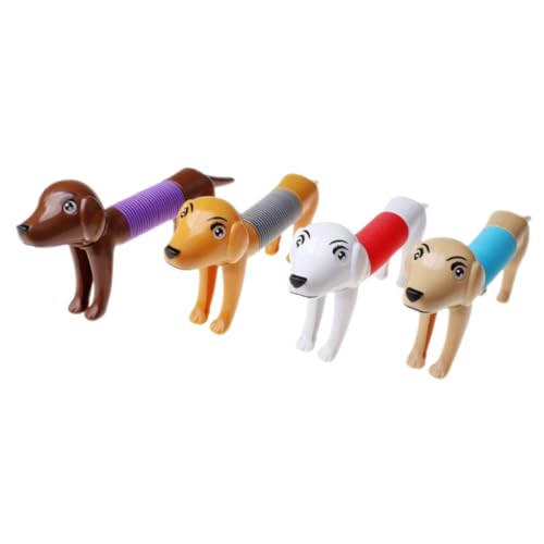 FOYTOKI 4Stücke Mini Hundespielzeug Pop Röhren Sensory für für Geburtstagsfeiern und Feste Beruhigendes und Lustiges im Tier Design von FOYTOKI