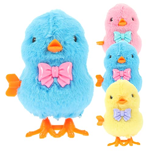FOYTOKI 4Stücke Plüsch Aufziehspielzeug Hüpfen Küken Niedliches Design für zu Ostern Fördert die Aufmerksamkeit und Kreativität Farblich Gemischt FOYTOKI 4Stücke Plüsch Aufziehspielzeug Hüpfen Küken Niedliches Design für zu Ostern Fördert die Aufmerksamkeit und Kreativität Farblich Gemischt von FOYTOKI