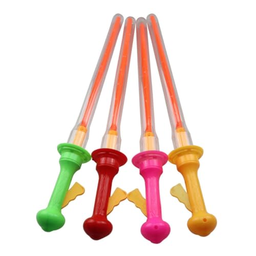 FOYTOKI 4Stücke Seifenblasenstäbe für Lustige Seifenblasenmacher für Outdoor Spiele Partygeschenke ohne Blasenflüssigkeit Zufällige Farben für Feiern und Aktivitäten von FOYTOKI
