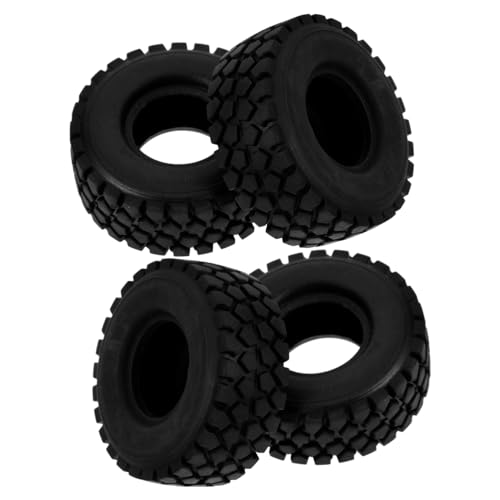 FOYTOKI 4Stücke Spielzeugräder für DIY Rc Auto Gummireifen Ersatzteile für Spielzeugautos für Bastelprojekte und Kreative Spielideen von FOYTOKI