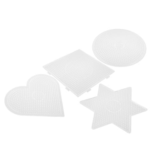 FOYTOKI 4pcs DIY Child Schablone Puzzle Kit 4pcs Transparente Geometrische Vorlagen Verbessern Die Vorstellungskraft Der Kinder Und Das Räumliche Denken Sicheres Material Für Die von FOYTOKI