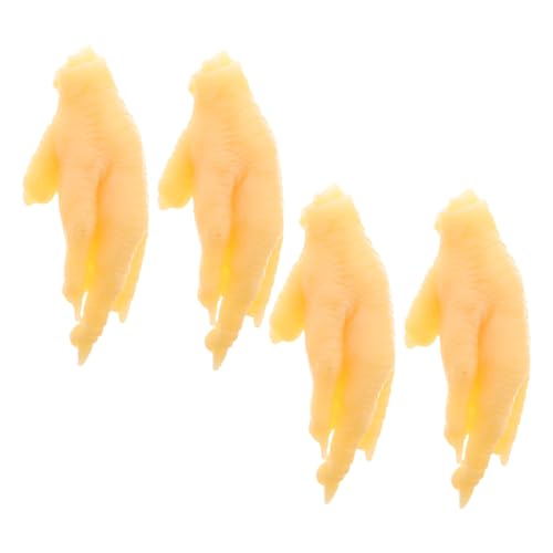 FOYTOKI 4pcs Simulierte Hühnchen Füße Modell Gefälschte Lebensmittel Neuheit Lebensmittelmodell Küche Lebensmittelgeformte Modelle Lifelike Lebensmittelmodell Imitation Food FOYTOKI 4pcs Simulierte Hühnchen Füße Modell Gefälschte Lebensmittel Neuheit Lebensmittelmodell Küche Lebensmittelgeformte Modelle Lifelike Lebensmittelmodell Imitation Food von FOYTOKI