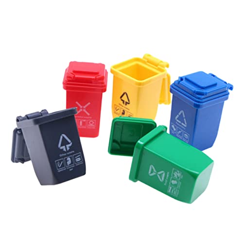 FOYTOKI 5 Stück Kleiner Mülleimer für Puppenhaus und Sandtisch Dekoration Miniatur Mülltonnen Modell für Tisch und Spielzeug Abfallbehälter für Kreative Kleiner Szenen FOYTOKI 5 Stück Kleiner Mülleimer für Puppenhaus und Sandtisch Dekoration Miniatur Mülltonnen Modell für Tisch und Spielzeug Abfallbehälter für Kreative Kleiner Szenen von FOYTOKI