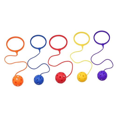 FOYTOKI 5 Stück Sprungball für Fitness für Draußen Hüpfball Zufälligen Farben Fördert Bewegung und Koordination für Freizeitaktivitäten Zufällige Farbe FOYTOKI 5 Stück Sprungball für Fitness für Draußen Hüpfball Zufälligen Farben Fördert Bewegung und Koordination für Freizeitaktivitäten Zufällige Farbe von FOYTOKI
