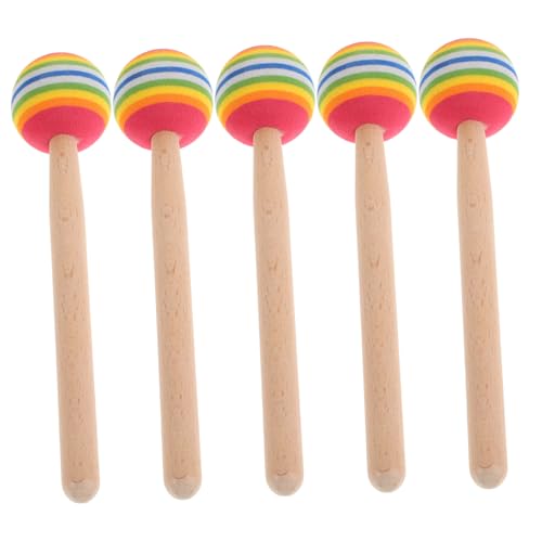 FOYTOKI 5 Stück Teiliges Mallet Drumstick mit Holzgriff Weiche Schwammspitzen Sichere Percussion Sticks für Fördert Kreativität und Gemeinsames Musizieren Musikspielzeug für Kleinkinder FOYTOKI 5 Stück Teiliges Mallet Drumstick mit Holzgriff Weiche Schwammspitzen Sichere Percussion Sticks für Fördert Kreativität und Gemeinsames Musizieren Musikspielzeug für Kleinkinder von FOYTOKI