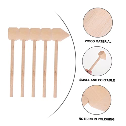 FOYTOKI 5 Stück Teiliges Mini Holzhammer für Lustige Spielzeughämmer Sicher und Langlebig Kreative Spiele und Handtraining für Jungen FOYTOKI 5 Stück Teiliges Mini Holzhammer für Lustige Spielzeughämmer Sicher und Langlebig Kreative Spiele und Handtraining für Jungen von FOYTOKI