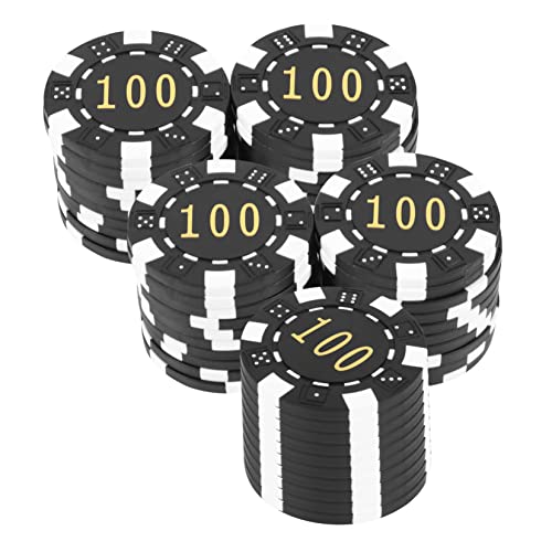 FOYTOKI 50 Stück Runde Chips Kostenlose Pokerchips Bingo-Chips Aus Kunststoff Ton-pokerchips Poker-Token Poker-startchips Bingo-spielchips Texas Holdem Requisiten Abs Kind Durchscheinend von FOYTOKI