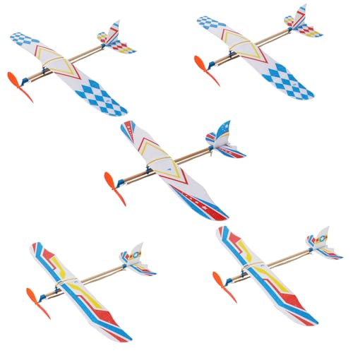 FOYTOKI 5Stücke DIY Segelflugzeuge für Handgemachtes Flugzeugspielzeug Kreatives Bastelspielzeug für Praktische Fähigkeiten und Fantasie Zufällige Farben FOYTOKI 5Stücke DIY Segelflugzeuge für Handgemachtes Flugzeugspielzeug Kreatives Bastelspielzeug für Praktische Fähigkeiten und Fantasie Zufällige Farben von FOYTOKI