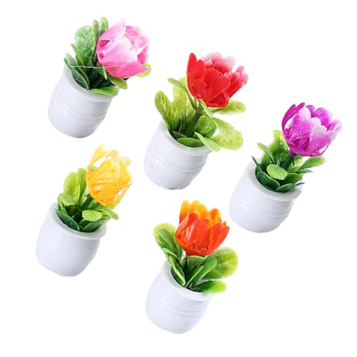 FOYTOKI 5Stücke Künstlicher Bonsai Miniaturpflanzen Topfpflanzen für Puppenhäuser und Mikrolandschaften für Deko und DIY Projekte Lebensechte Mini Blumen für Zuhause FOYTOKI 5Stücke Künstlicher Bonsai Miniaturpflanzen Topfpflanzen für Puppenhäuser und Mikrolandschaften für Deko und DIY Projekte Lebensechte Mini Blumen für Zuhause von FOYTOKI