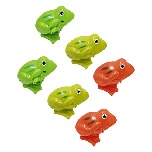 FOYTOKI 6 Stück Aufziehspielzeug Frösche Kreatives Lernspielzeug für Zufällige Farben Fördert Motorik und Eltern Junge Mädchen Interaktion oder Dekoration Zufällige Farbe FOYTOKI 6 Stück Aufziehspielzeug Frösche Kreatives Lernspielzeug für Zufällige Farben Fördert Motorik und Eltern Junge Mädchen Interaktion oder Dekoration Zufällige Farbe von FOYTOKI