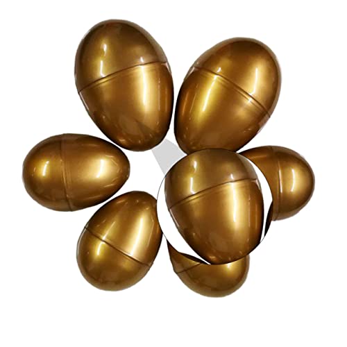 FOYTOKI 6 Stück Goldene Plastikeier für Kreative Ostern Spielzeuge Befüllbare Eier für Ostern Partydeko und Überraschungen FOYTOKI 6 Stück Goldene Plastikeier für Kreative Ostern Spielzeuge Befüllbare Eier für Ostern Partydeko und Überraschungen von FOYTOKI