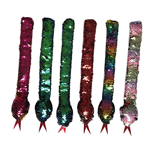 FOYTOKI 6 Stück Schnapparmbänder Lustige Party Wristbands mit Schlangendesign Farbige Slap Armbänder für Geburtstagsfeiern und Mitgebsel Zufällige Farbe FOYTOKI 6 Stück Schnapparmbänder Lustige Party Wristbands mit Schlangendesign Farbige Slap Armbänder für Geburtstagsfeiern und Mitgebsel Zufällige Farbe von FOYTOKI
