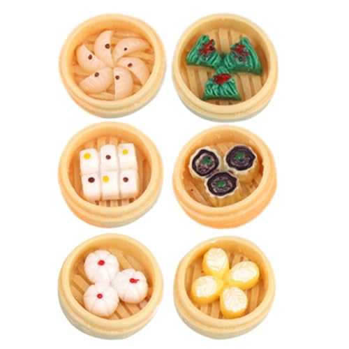 FOYTOKI 6 Stück Teiliges Miniatur Dampfgarkorb Realistisch Gestaltete Spielküche Lebensmittelmodelle Lebendige Puppenhaus Dekoration Geeignet für Kinderspielküchen und Fotografie FOYTOKI 6 Stück Teiliges Miniatur Dampfgarkorb Realistisch Gestaltete Spielküche Lebensmittelmodelle Lebendige Puppenhaus Dekoration Geeignet für Kinderspielküchen und Fotografie von FOYTOKI