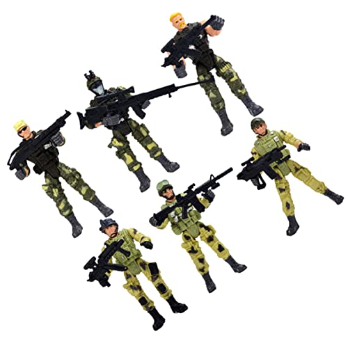 FOYTOKI 6 Stück Teiliges Special Forces für Interaktive Rollenspielmodelle für Jungen und Abnehmbare Teile Fördert Verständnis für Spezialkräfte Sicheres Kunststoffmaterial von FOYTOKI