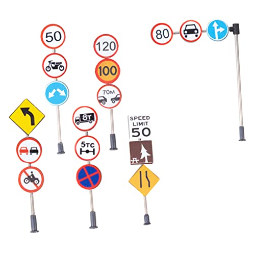 FOYTOKI 6 Stück Verkehrsschilder Teiliges für Sandkastenmodelle Realistische Simulation von Straßenverkehrszeichen für Stadtlandschaften und Modellbau FOYTOKI 6 Stück Verkehrsschilder Teiliges für Sandkastenmodelle Realistische Simulation von Straßenverkehrszeichen für Stadtlandschaften und Modellbau von FOYTOKI