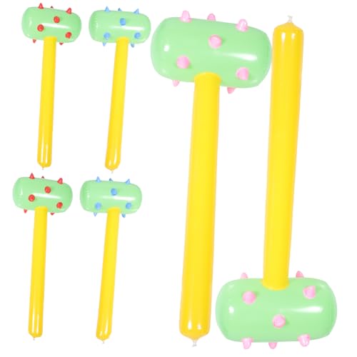 FOYTOKI 6stücke Teiliges Aufblasbares Hammer-spielzeug Für Junge Mädchen Bunte Pvc-wolfzahn-hämmer Für Sichere Spiele Im Freien Lustiges Für Mädchen Und Jungen FOYTOKI 6stücke Teiliges Aufblasbares Hammer-spielzeug Für Junge Mädchen Bunte Pvc-wolfzahn-hämmer Für Sichere Spiele Im Freien Lustiges Für Mädchen Und Jungen von FOYTOKI