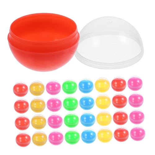 FOYTOKI 60 Prozent Automaten -kapseln Party Klassenzimmer Füllbare Plastikkugeln Rund Leere Kapseln Kleine Wiederverwendbare Behälter Für Spiele von FOYTOKI