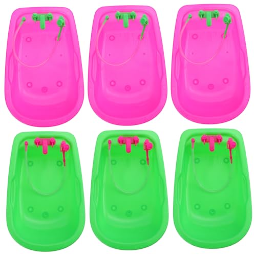 FOYTOKI 6Stücke Badewanne für Puppenhaus Teiliges Zubehör für Kreative Szenen im Mini Hochwertige Handgefertigte Dekoration von FOYTOKI
