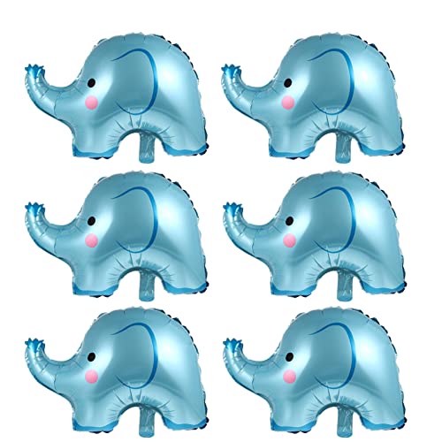 FOYTOKI 6Stücke Folienballons Elefant Aufblasbare Aluminiumfolie Ballons für Kindergeburtstag Babyparty und Themenfeiern Dekoration für Unvergessliche FOYTOKI 6Stücke Folienballons Elefant Aufblasbare Aluminiumfolie Ballons für Kindergeburtstag Babyparty und Themenfeiern Dekoration für Unvergessliche von FOYTOKI
