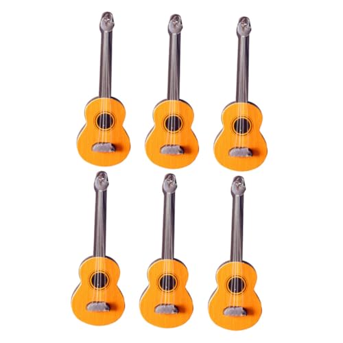 FOYTOKI 6Stücke Gitarrenmodell Teiliges Puppenhaus Musikinstrumente aus Klassische und Elektrische Designs für Dekoration und Sammlungen Handwerkskunst Vielseitig FOYTOKI 6Stücke Gitarrenmodell Teiliges Puppenhaus Musikinstrumente aus Klassische und Elektrische Designs für Dekoration und Sammlungen Handwerkskunst Vielseitig von FOYTOKI
