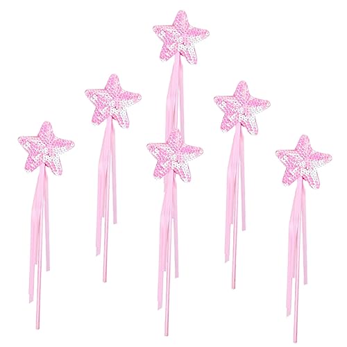 FOYTOKI 6Stücke Glitzernde Feenstäbe Pailletten Stern Zauberstäbe für Cosplay Party Dekoration und Märchenhafte Auftritte Mädchenfreundliche Fairy Party Favors FOYTOKI 6Stücke Glitzernde Feenstäbe Pailletten Stern Zauberstäbe für Cosplay Party Dekoration und Märchenhafte Auftritte Mädchenfreundliche Fairy Party Favors von FOYTOKI