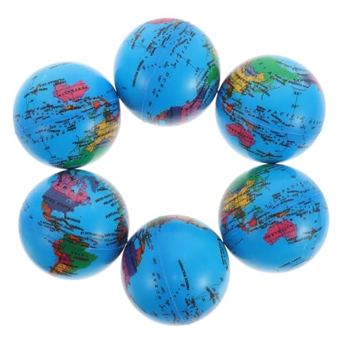 FOYTOKI 6Stücke Stressbälle für Dekompressionsspielzeug aus PU zur Stressbewältigung Motorischen Fähigkeiten FOYTOKI 6Stücke Stressbälle für Dekompressionsspielzeug aus PU zur Stressbewältigung Motorischen Fähigkeiten von FOYTOKI