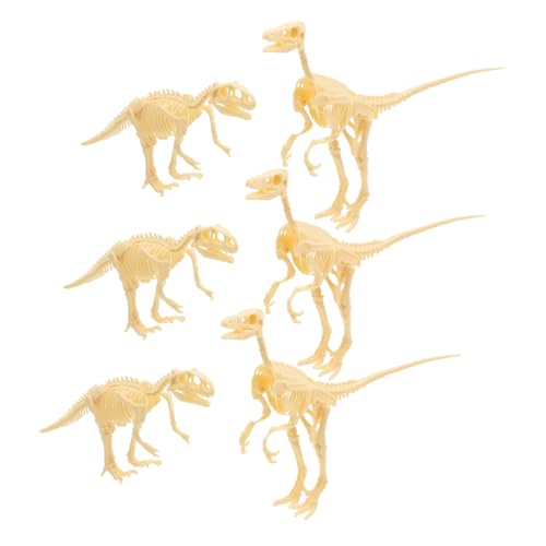 FOYTOKI 6Stücke Teiliges Dinosaurier Skelett für Selbstmontierbar aus Kunststoff DIY Fossil Fördert Kreativität und Lernen für Jungen Ab Jahren FOYTOKI 6Stücke Teiliges Dinosaurier Skelett für Selbstmontierbar aus Kunststoff DIY Fossil Fördert Kreativität und Lernen für Jungen Ab Jahren von FOYTOKI