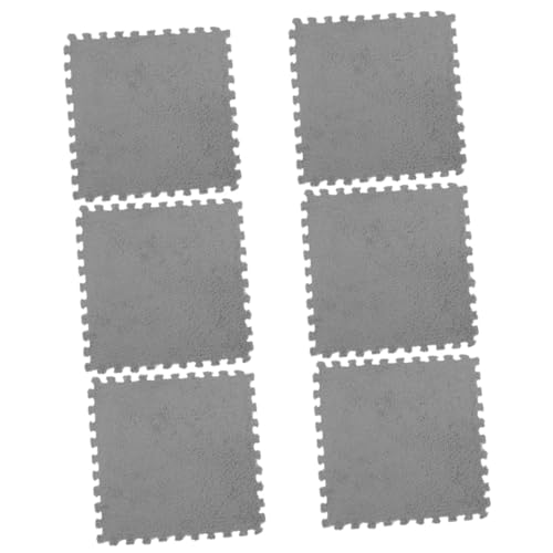 FOYTOKI 6Stücke Teiliges Flauschige Puzzlematten für rutschfest und Leicht zu Verbinden Bodenmatte für Spielzimmer Fitness und Mehr Material FOYTOKI 6Stücke Teiliges Flauschige Puzzlematten für rutschfest und Leicht zu Verbinden Bodenmatte für Spielzimmer Fitness und Mehr Material von FOYTOKI