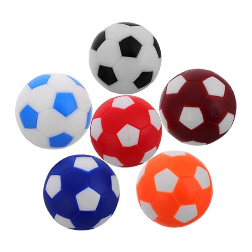 FOYTOKI 6 Stück Tischfußball Ersatzbälle Bunte Kleiner Tischfußballbälle Robustem Material für Kinder Tischfußball Zubehör für Spielzimmer und Fußballtraining FOYTOKI 6 Stück Tischfußball Ersatzbälle Bunte Kleiner Tischfußballbälle Robustem Material für Kinder Tischfußball Zubehör für Spielzimmer und Fußballtraining von FOYTOKI