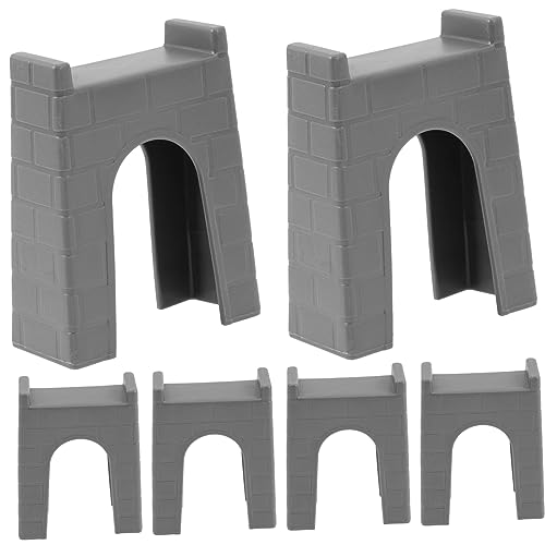 FOYTOKI Zugbrücken-stützen 6 Stück für Kinder Rollenspiel-Spielzeug Zubehör für Eisenbahnschienenbrücken und Tragbar FOYTOKI Zugbrücken-stützen 6 Stück für Kinder Rollenspiel-Spielzeug Zubehör für Eisenbahnschienenbrücken und Tragbar von FOYTOKI