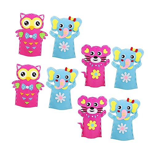 FOYTOKI 8 Sätze Teiliges DIY Handpuppen für Kreatives Bastelset Hand Augen Koordination aus Hochwertigem Material Einfach zu Gestalten für Geschichtenerzählen und Rollenspiele FOYTOKI 8 Sätze Teiliges DIY Handpuppen für Kreatives Bastelset Hand Augen Koordination aus Hochwertigem Material Einfach zu Gestalten für Geschichtenerzählen und Rollenspiele von FOYTOKI