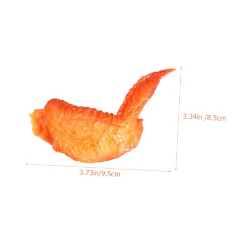 FOYTOKI 8 Stück Realistische Hähnchen Modelle Teiliges Künstliche Lebensmittel Requisiten für Küche Restaurant Fotografie und Dekoration Widerstandsfähige Detailgetreue Geflügelimitate von FOYTOKI