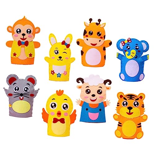 FOYTOKI 8 Stück Teiliges Handpuppen Materialset für Kreatives DIY Nähzubehör mit Cartoon Motiven Frühen Entwicklung und Handwerksfähigkeiten Bastelaktivität für Jungen FOYTOKI 8 Stück Teiliges Handpuppen Materialset für Kreatives DIY Nähzubehör mit Cartoon Motiven Frühen Entwicklung und Handwerksfähigkeiten Bastelaktivität für Jungen von FOYTOKI