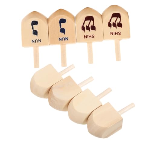 FOYTOKI 8 Stück Holz Dreidel Chanukka Kreiselspielzeug für Kinder Selbstgemacht Bastelset mit Bunten Hebräischen Buchstaben Sicheres und Pädagogisches Spielzeug für Chanukka Party FOYTOKI 8 Stück Holz Dreidel Chanukka Kreiselspielzeug für Kinder Selbstgemacht Bastelset mit Bunten Hebräischen Buchstaben Sicheres und Pädagogisches Spielzeug für Chanukka Party von FOYTOKI