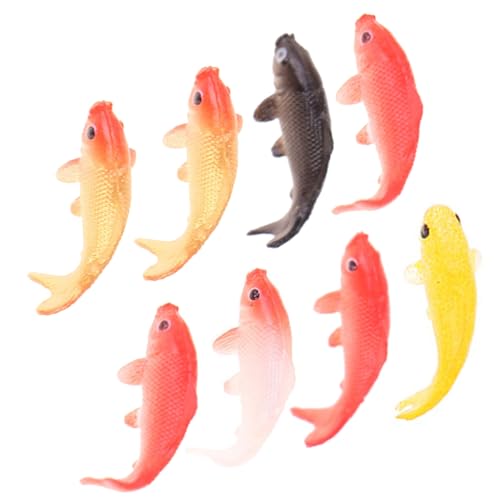 FOYTOKI 8Stücke Miniaturfische Deko Kunstfisch Modelle für Aquarien und Terrarien Realistische Details Mini Dekoration Mikrolandschaft Requisiten FOYTOKI 8Stücke Miniaturfische Deko Kunstfisch Modelle für Aquarien und Terrarien Realistische Details Mini Dekoration Mikrolandschaft Requisiten von FOYTOKI