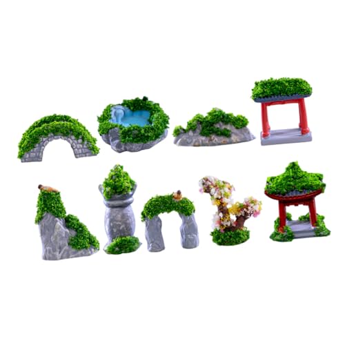 FOYTOKI 9stücke Miniatur Micro-Landschaft Gebäude Modell Mini Bulding Micro-Landschaft Harz Garten Dekoration Modell Dekoration Innen Außen FOYTOKI 9stücke Miniatur Micro-Landschaft Gebäude Modell Mini Bulding Micro-Landschaft Harz Garten Dekoration Modell Dekoration Innen Außen von FOYTOKI