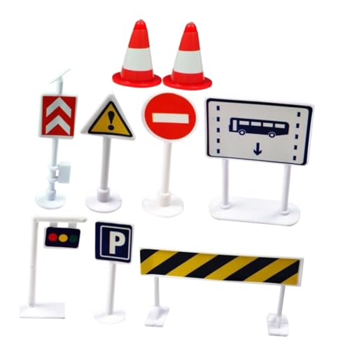 FOYTOKI 9Stücke Teiliges Verkehrsschild Spielset für Simulation von Verkehrszeichen für Kognitive Spiele Fördert Kreativität und Zusammenarbeit FOYTOKI 9Stücke Teiliges Verkehrsschild Spielset für Simulation von Verkehrszeichen für Kognitive Spiele Fördert Kreativität und Zusammenarbeit von FOYTOKI
