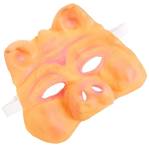 FOYTOKI Halloween-kostüme Für Erwachsene Schweinemaske Halbmaske Maskenball-zubehör FOYTOKI Halloween-kostüme Für Erwachsene Schweinemaske Halbmaske Maskenball-zubehör von FOYTOKI