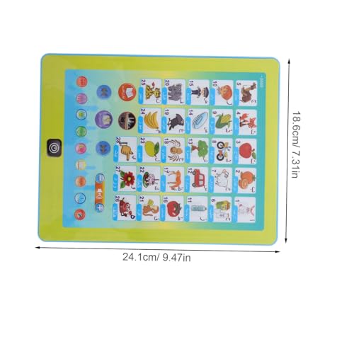 FOYTOKI Arabische Lernmaschine für Kleinkinder mit Touchscreen Interaktive Frühkindliche Bildung Alphabet Lernspielzeug Vorschulspielzeug für Sensorische Entwicklung und Kognitive von FOYTOKI