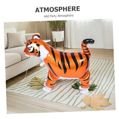 FOYTOKI Aufblasbarer Tiger Luftballon mit Rädern Selbststehender Gehender Tierballon Bunte Kinderfreundliche Geburtstags Babyparty Dekoration Leicht und Sicher Einfach Aufzubauen FOYTOKI Aufblasbarer Tiger Luftballon mit Rädern Selbststehender Gehender Tierballon Bunte Kinderfreundliche Geburtstags Babyparty Dekoration Leicht und Sicher Einfach Aufzubauen von FOYTOKI