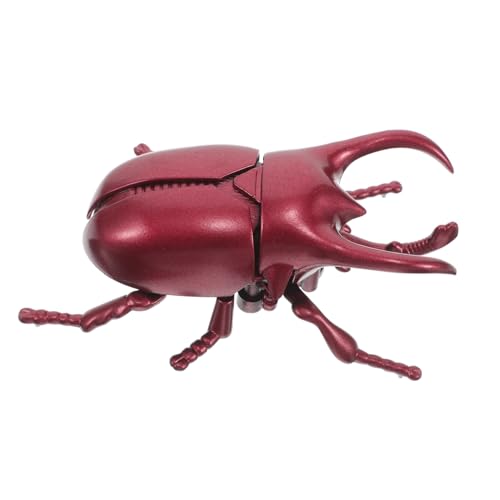 FOYTOKI Aufziehkäfer-Spielzeug Für Kinder Und Jungen, Aufziehbarer, Realistisches Gefälschtes Insektenmodell, Kunststoff-käferspielzeug, Uhrwerkkäfer, Simuliertes Kriechendes Insekt von FOYTOKI