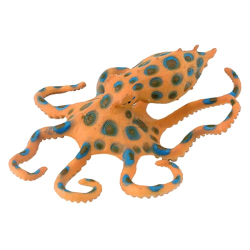 FOYTOKI Blue Ring Octopus -Modell Oktopus-Poolspielzeug Meerestiere Oktopus Simulations-Oktopus-Modell kleine Oktopus-Dekoration Tiermodelldekor Plastik Orange FOYTOKI Blue Ring Octopus -Modell Oktopus-Poolspielzeug Meerestiere Oktopus Simulations-Oktopus-Modell kleine Oktopus-Dekoration Tiermodelldekor Plastik Orange von FOYTOKI