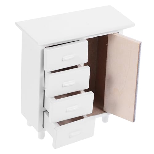 FOYTOKI Bücherregal aus Holz für Puppenhaus Kompakter Mini Schrank für Kinderzimmer Zubehör für Kreative Spielwelten Sicher und Langlebig Rollenspiele von FOYTOKI