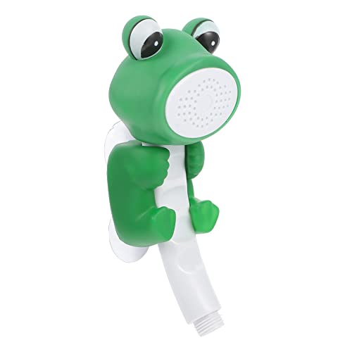 FOYTOKI Cartoon Duschkopf Wasser Sparer Junge Mädchen Handbrause Duschspray Für Badezimmer Mit Saugnapf-Design Für Selbstständiges Baden von FOYTOKI