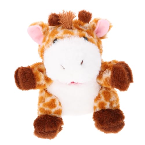 FOYTOKI Cartoon Giraffe Handpuppe aus Weichem Plüsch Pädagogisches Fingerspielzeug für Interaktives Geschichtenerzählen für Fantasievolles Rollenspiel und Kinderunterhaltung FOYTOKI Cartoon Giraffe Handpuppe aus Weichem Plüsch Pädagogisches Fingerspielzeug für Interaktives Geschichtenerzählen für Fantasievolles Rollenspiel und Kinderunterhaltung von FOYTOKI