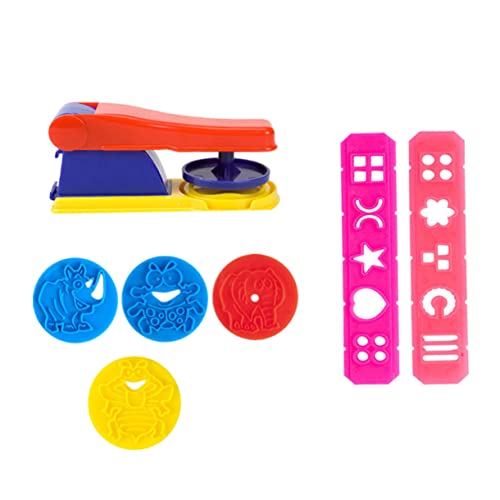 FOYTOKI DIY Mold Set Für Kreative Bastelwerkzeuge Aus Inkl 1 Knetmaschine 2 Knetlinealen Und 4 Runden Stempeln Bildungsspielzeug Für Kreatives Und Formenbildung FOYTOKI DIY Mold Set Für Kreative Bastelwerkzeuge Aus Inkl 1 Knetmaschine 2 Knetlinealen Und 4 Runden Stempeln Bildungsspielzeug Für Kreatives Und Formenbildung von FOYTOKI